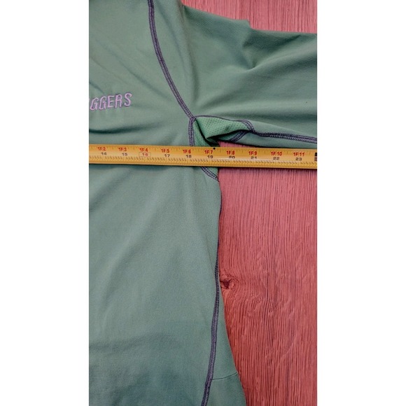 Alo Conquer 1/4 Zip Reform Lightweight Long Sleeve Shirt In Green Size XL Logo - Picture 5 of 8